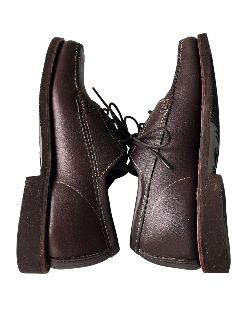 Gokey Sauvage Dark Brown bull hide rugged Oxford men’s casual shoe | 10D
